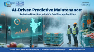 REFCOLD India banner on AI-driven predictive maintenance to reduce downtime in cold storage facilities across India